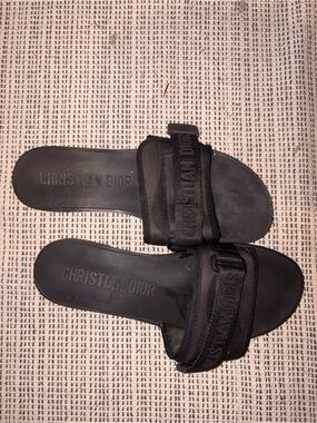 CHRISTIAN DIOR Technical Fabric Dio(r)evolution Slide Sandals